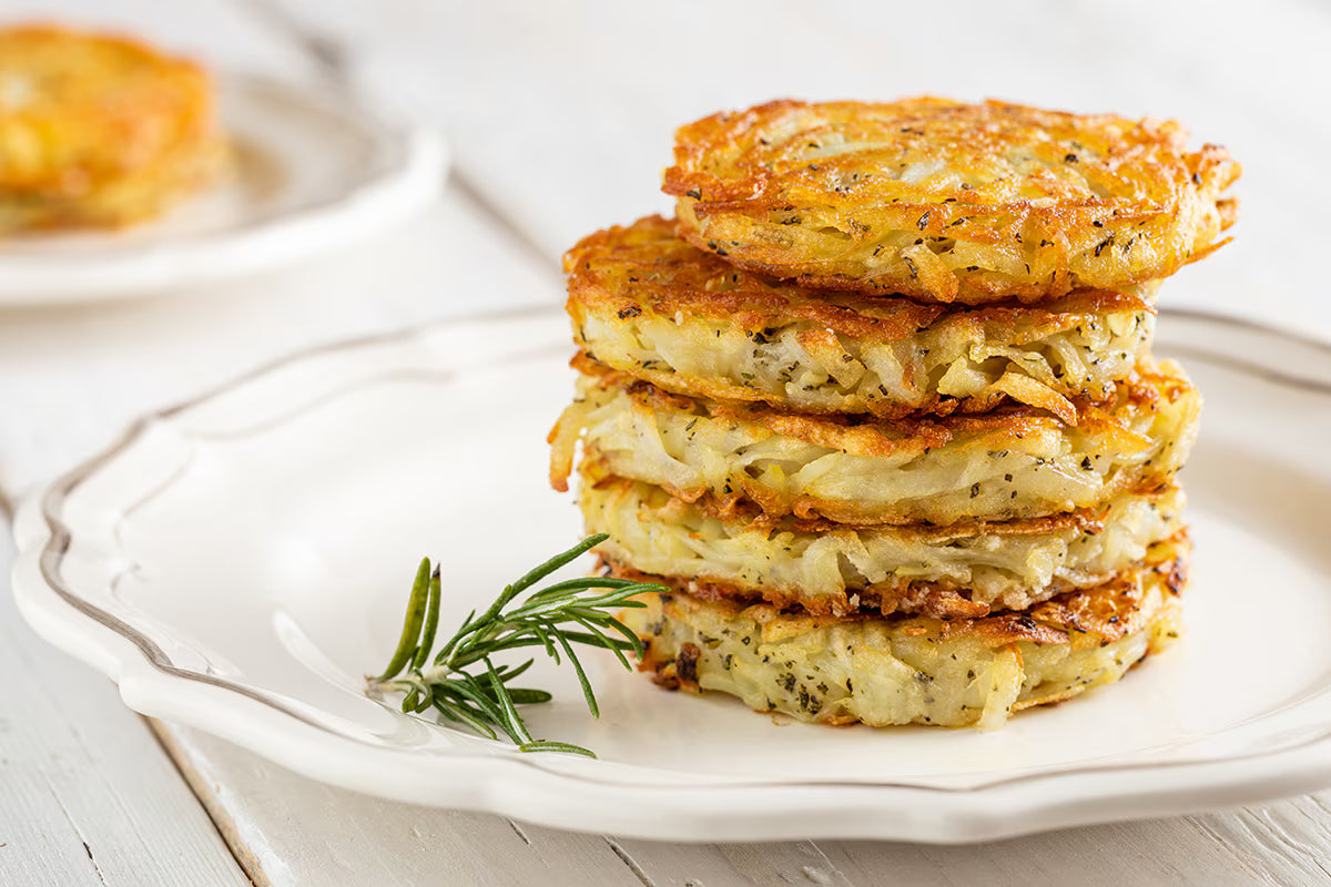 Potato roesti with speck